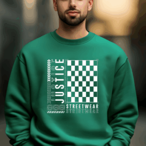 JUSTICE STREETWEAR ~ Unisex Crewneck Sweatshirts