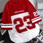 Red & White Shirt #23