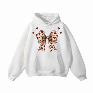 HEART BOW ~ HOODIE