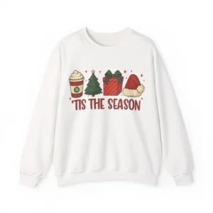 Cozy Holiday Sweatshirt, Perfect for Christmas Gatherings, Seasonal Gifts,