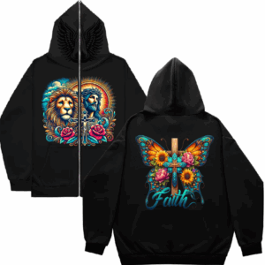 FULL FACE ZIP ✝  ~ HOODIE